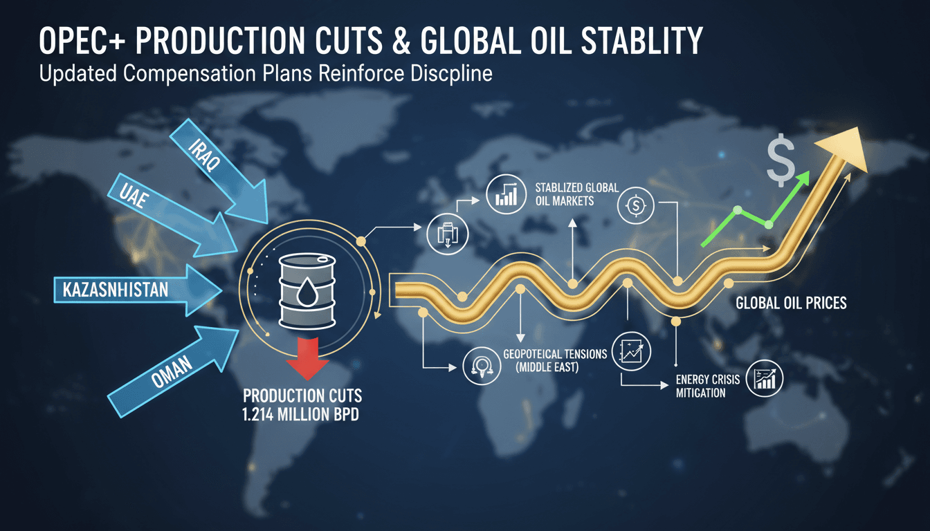 OPEC Secretariat Receives Updated Compensation Plans from Iraq, UAE, Kazakhstan, and Oman