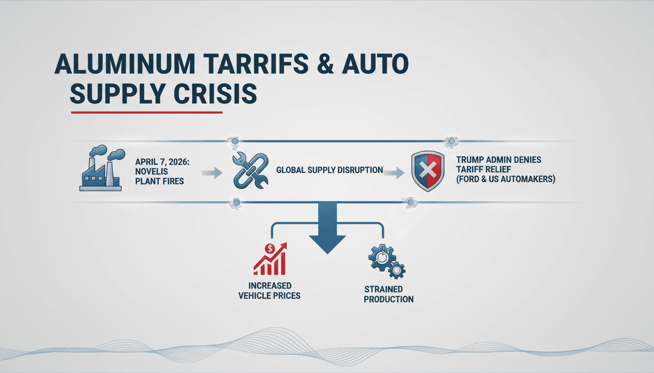 Trump Administration Denies Aluminum Tariff Relief to Automakers Amid Supply Crisis