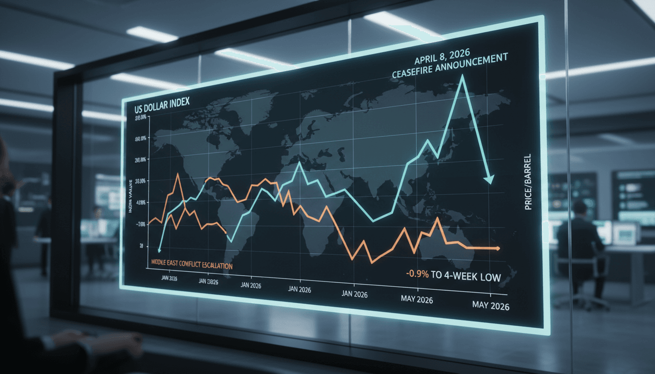 US Dollar Falls as US-Iran Ceasefire Reduces Geopolitical Tensions