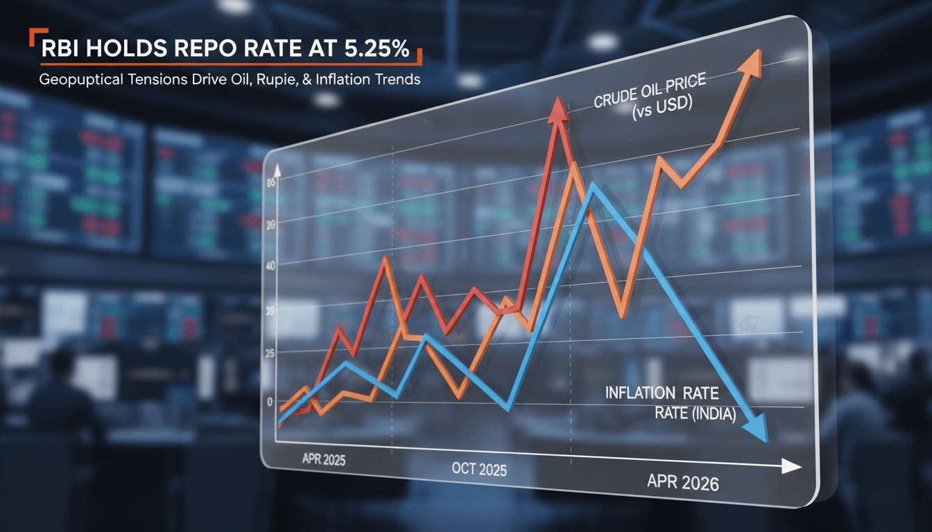Reserve Bank of India Holds Repo Rate Steady Amid Geopolitical Tensions