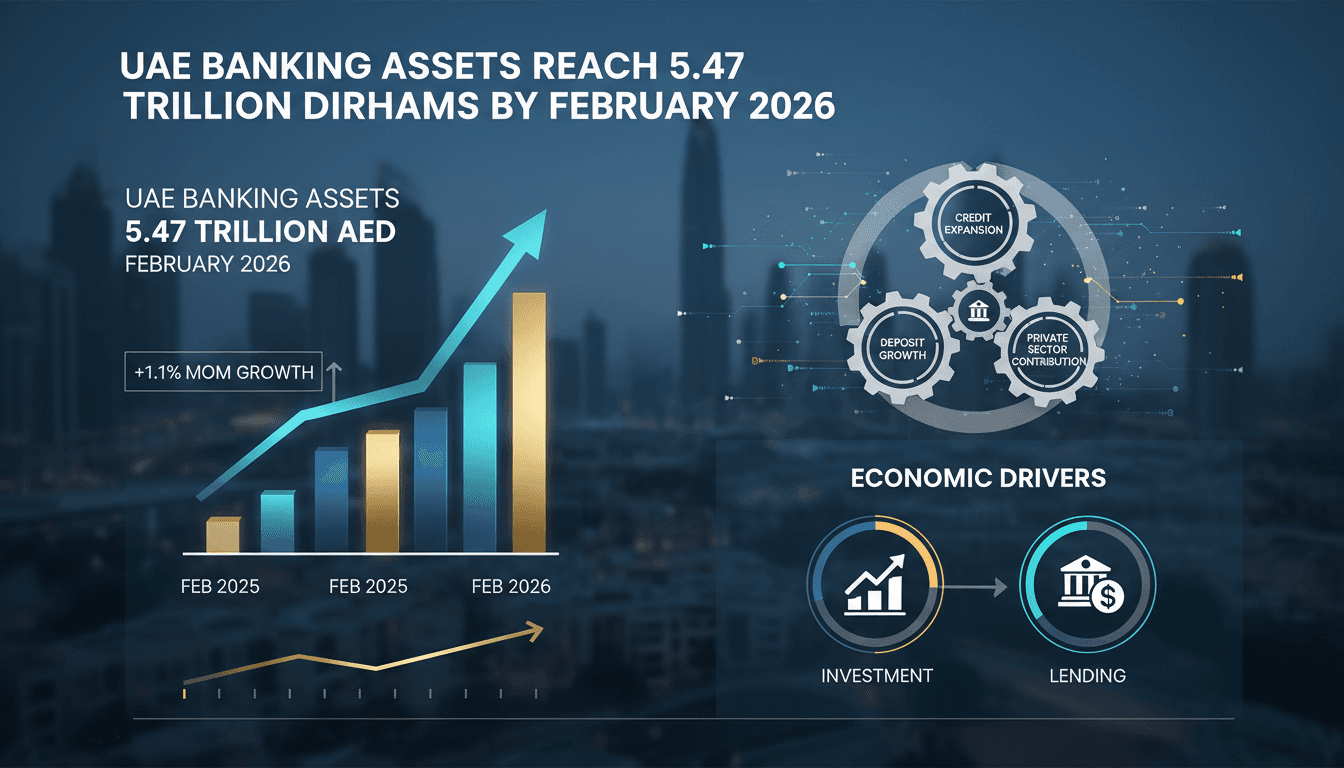 UAE Banking Assets Reach 5.47 Trillion Dirhams by February 2026