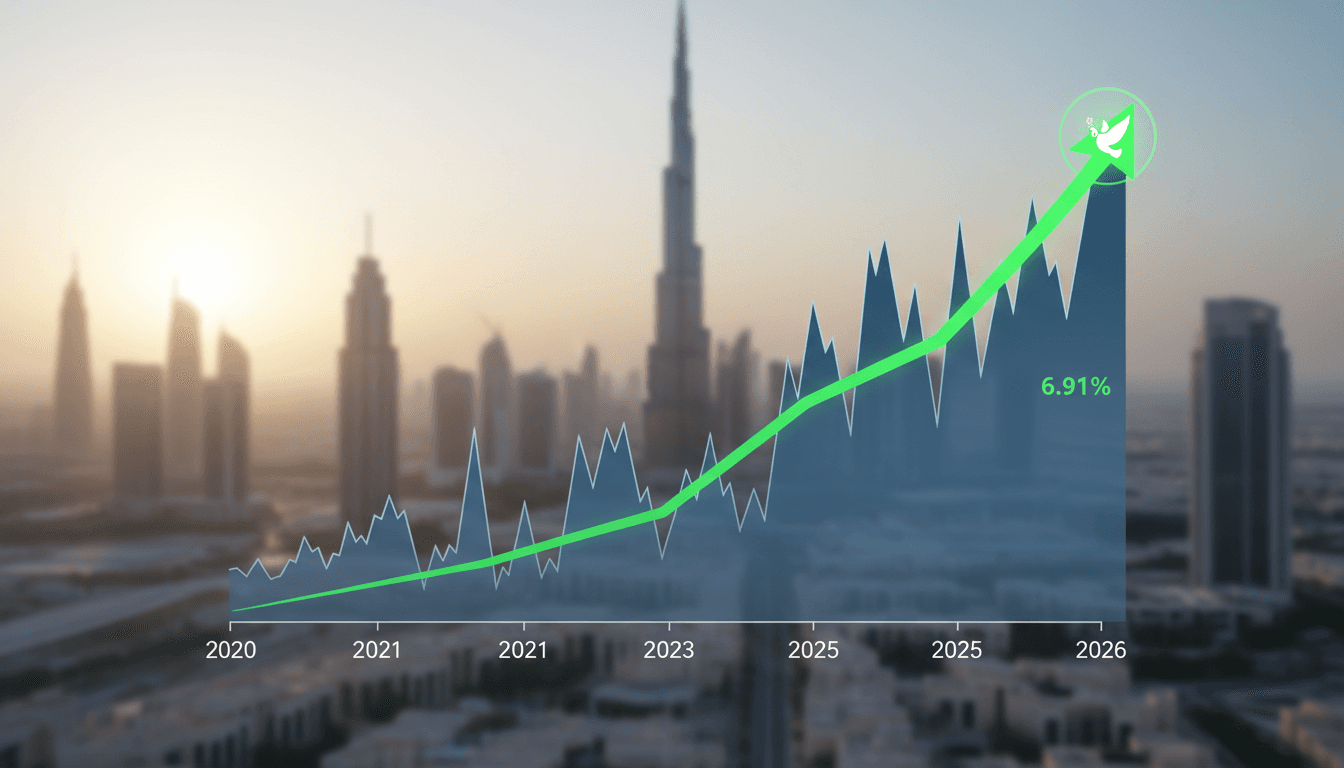 Dubai Financial Market Index Rises 6.91% Following US-Iran Ceasefire