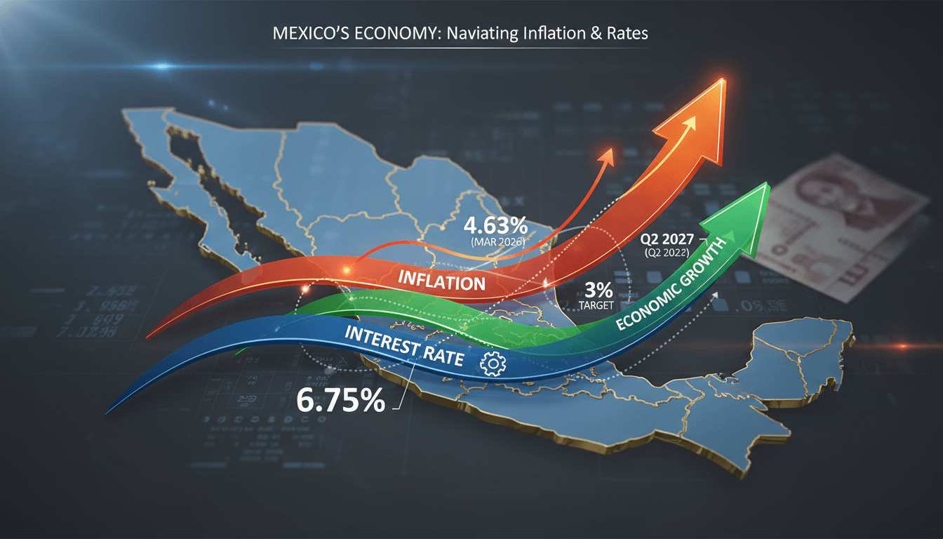 Mexico's Inflation Rises to 4.63% Prompting Central Bank Rate Cut