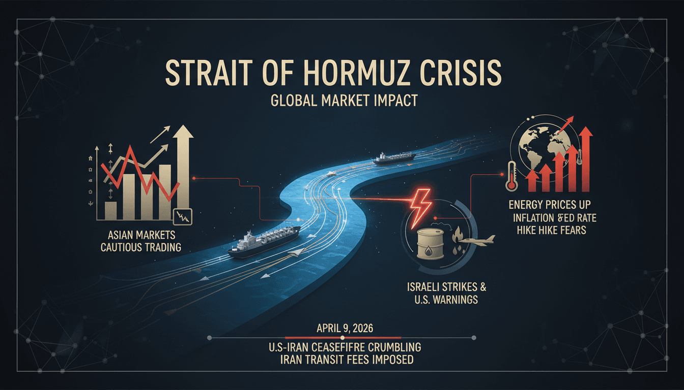 Asian Markets React to Renewed Strait of Hormuz Crisis and U.S. Warnings