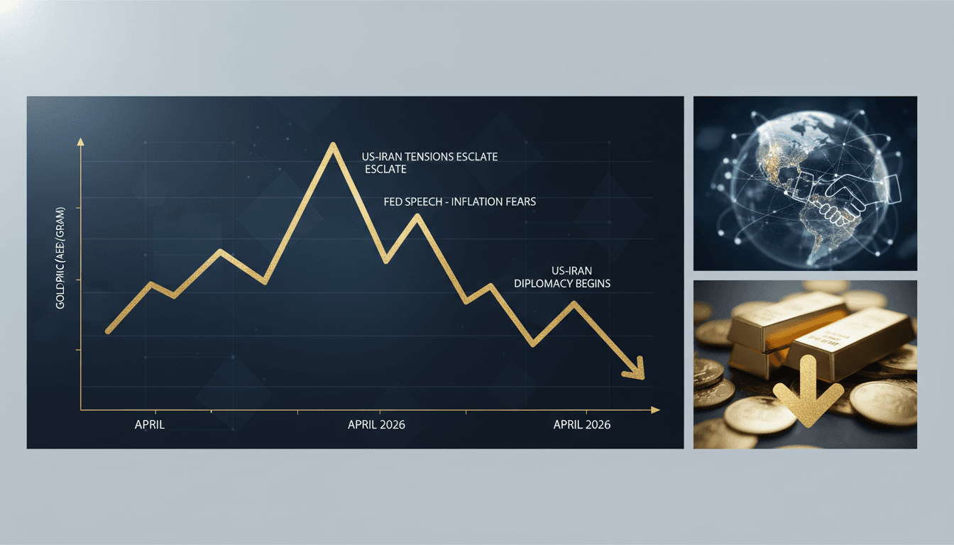Dubai gold prices decline after two-day surge amid US-Iran diplomatic talks