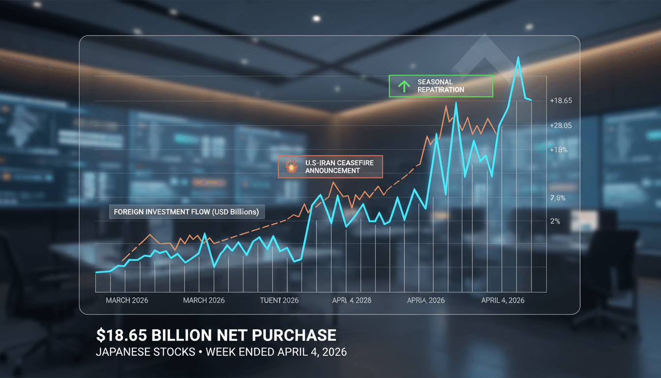 Foreign Investors Reverse Course with $18.65 Billion Net Purchase of Japanese Stocks