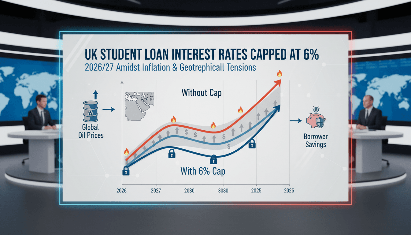 UK Government Caps Student Loan Interest Rates at 6% for 2026/27 Amid Inflation Concerns from Middle East Conflict
