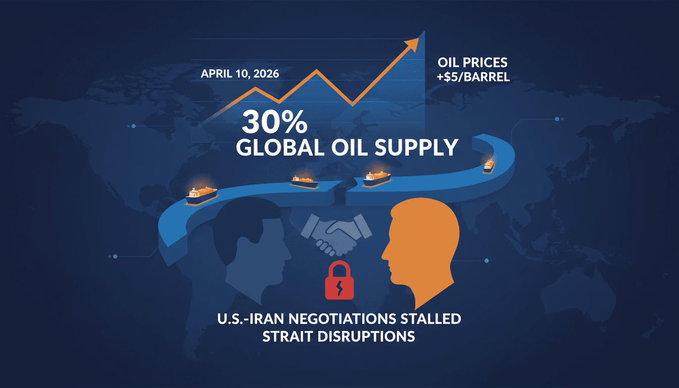 Oil Prices Rise Due to Ongoing Strait of Hormuz Disruptions and U.S.-Iran Negotiation Stalemate
