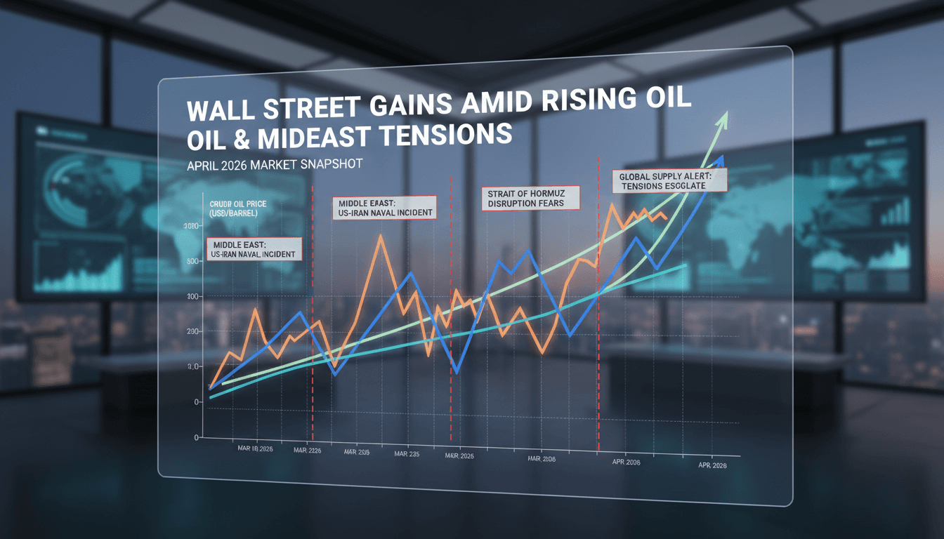 Wall Street Gains Amid Rising Oil Prices and Middle East Tensions