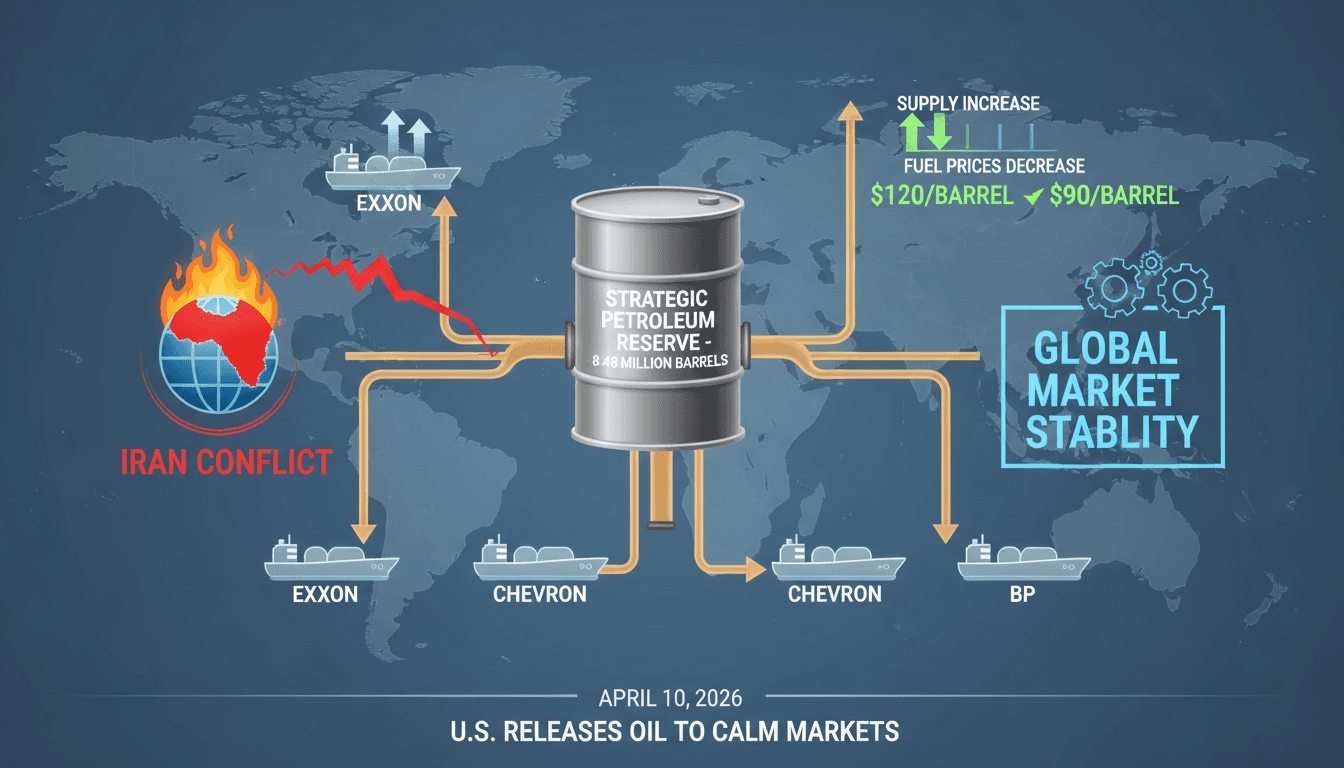 U.S. Department of Energy Loans 8.48 Million Barrels from Strategic Petroleum Reserve Amid Iran Conflict