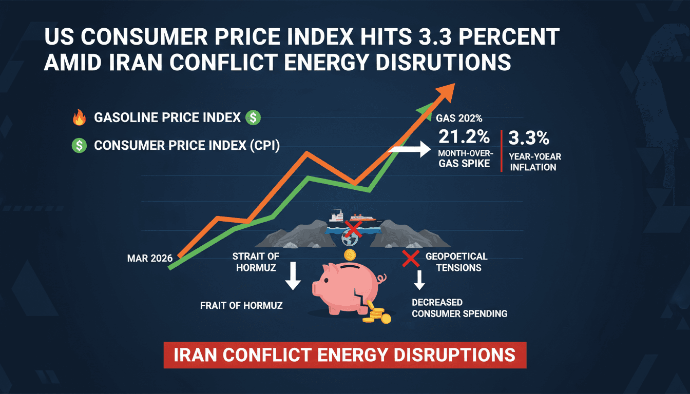 US Consumer Price Index Hits 3.3 Percent Amid Iran Conflict Energy Disruptions