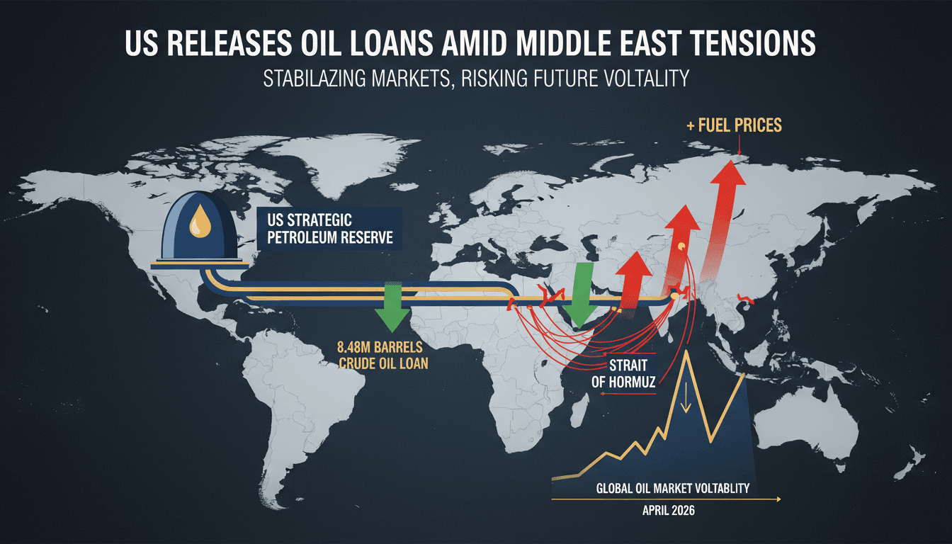 US Department of Energy Releases Additional Oil Loans Amid Middle East Tensions