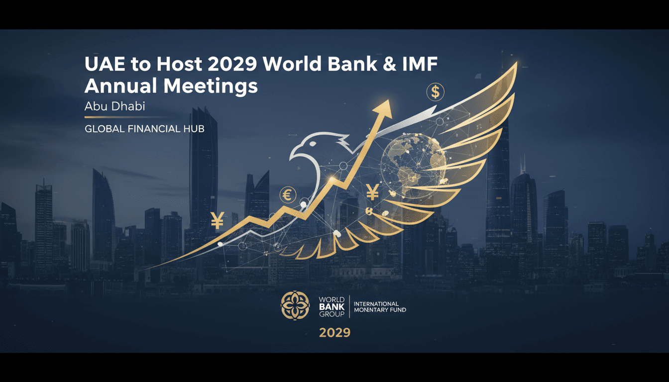 UAE to Host 2029 World Bank and IMF Annual Meetings in Abu Dhabi