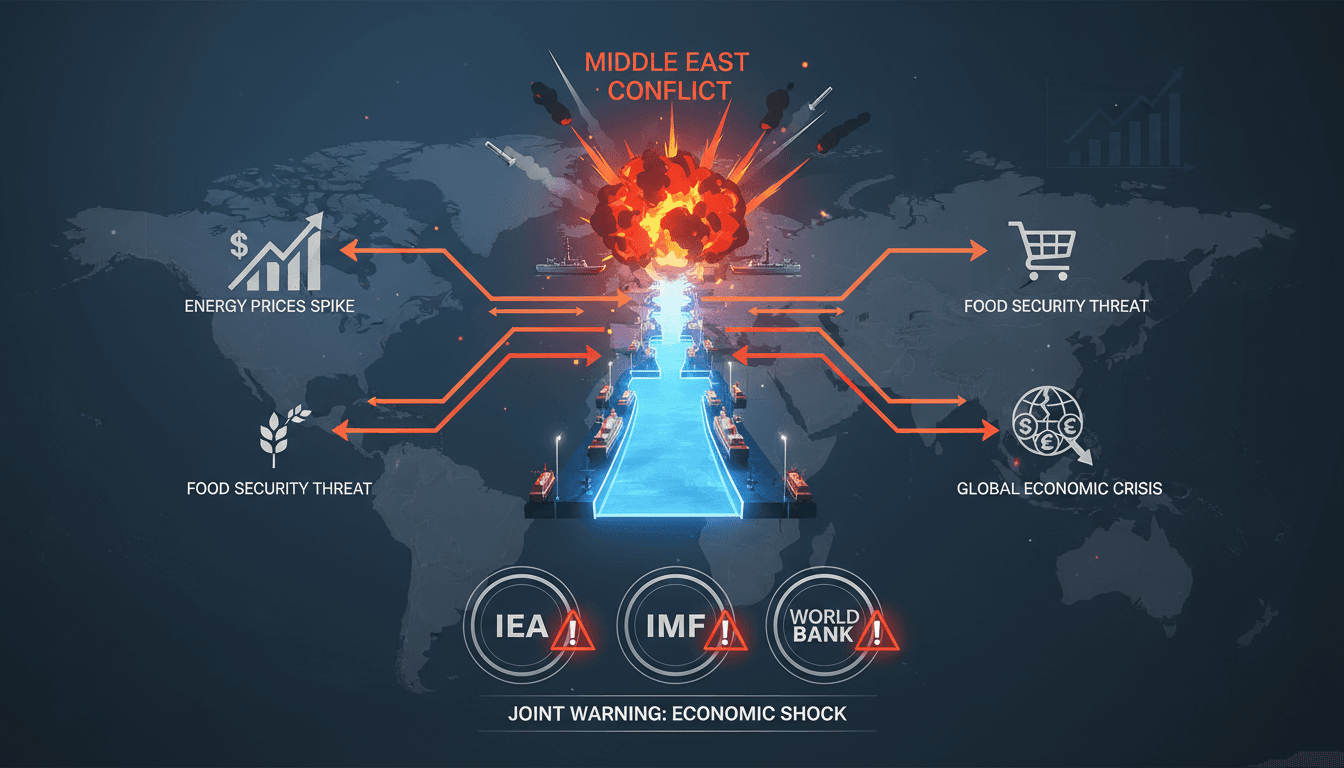 IEA, IMF, and World Bank Warn of Economic Shock from Middle East War