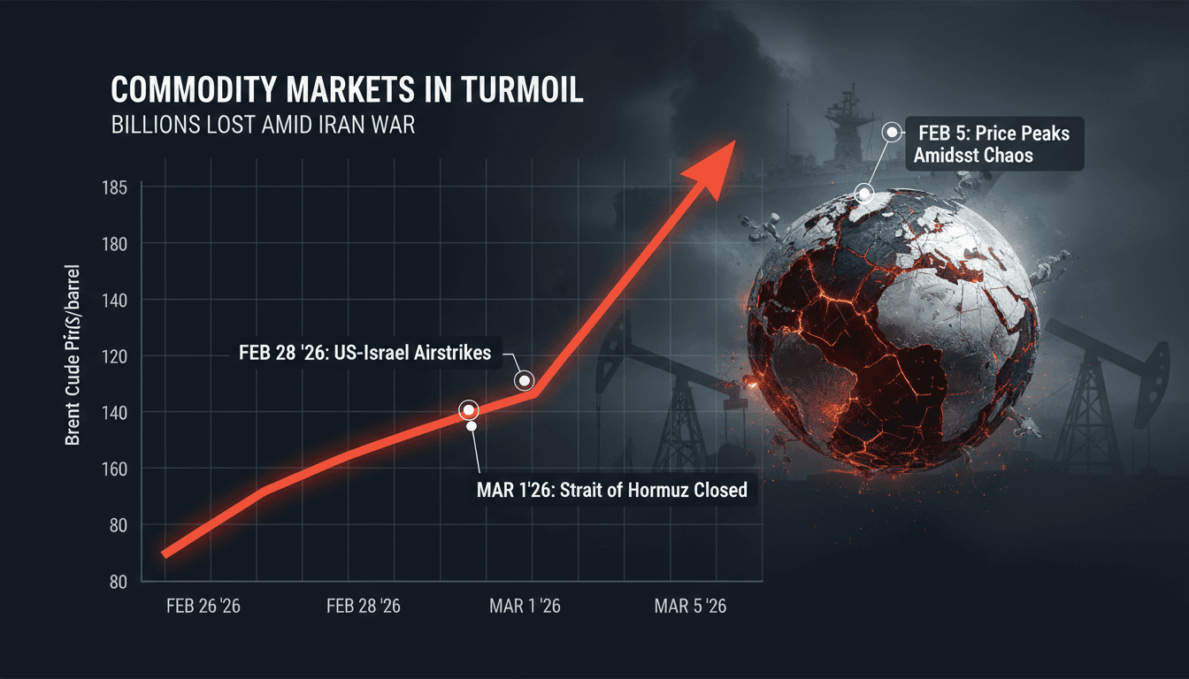 Commodity Trading Firms Suffer Billions in Losses Amid Iran War Escalation