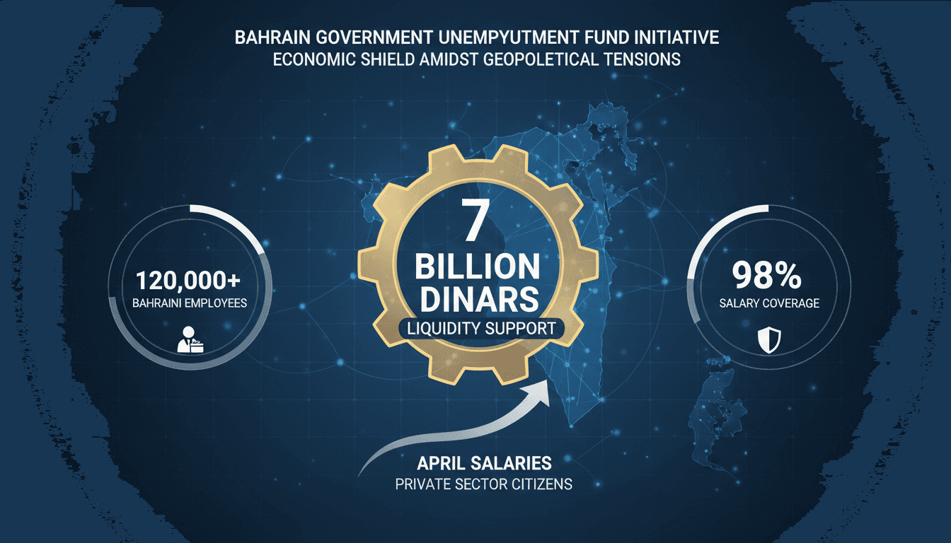 Bahrain Government to Cover April Salaries for Private Sector Citizens from Unemployment Fund
