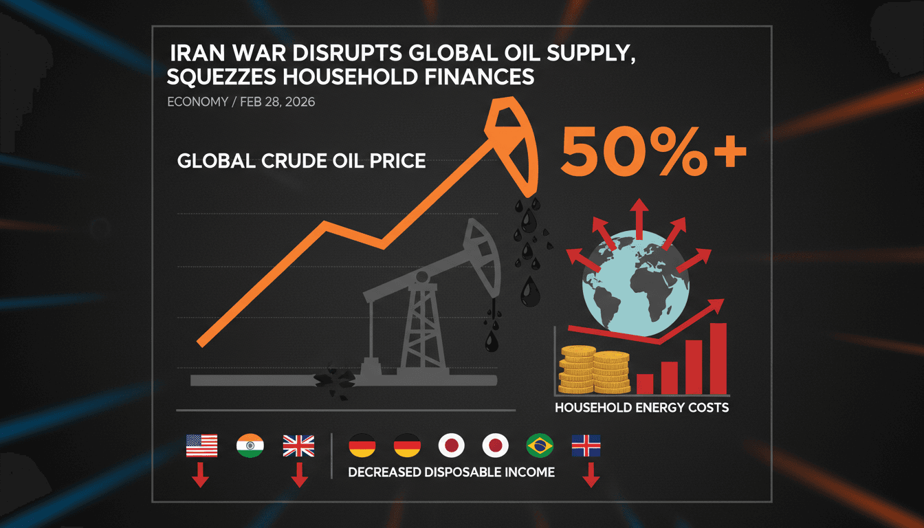 Iran War Disrupts Global Oil Supply and Increases Household Financial Strain