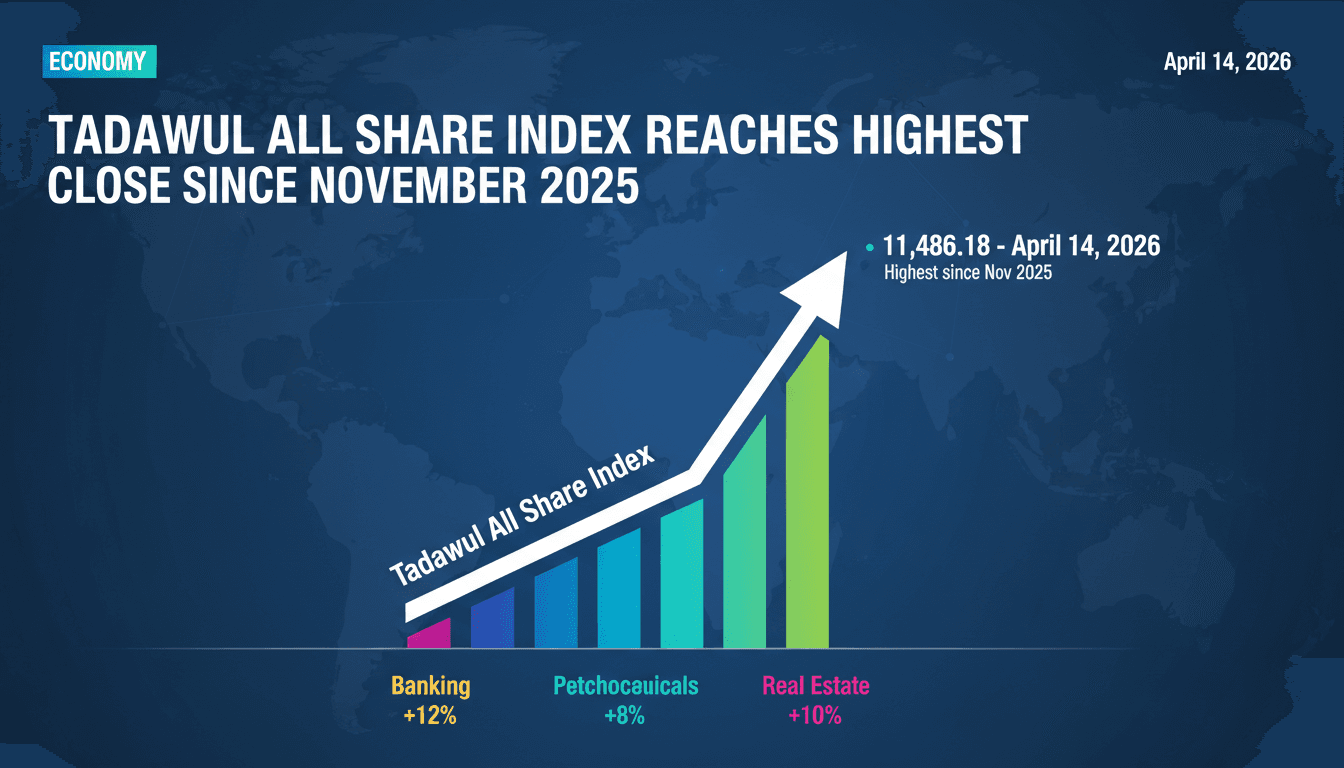 Tadawul All Share Index Reaches Highest Close Since November 2025