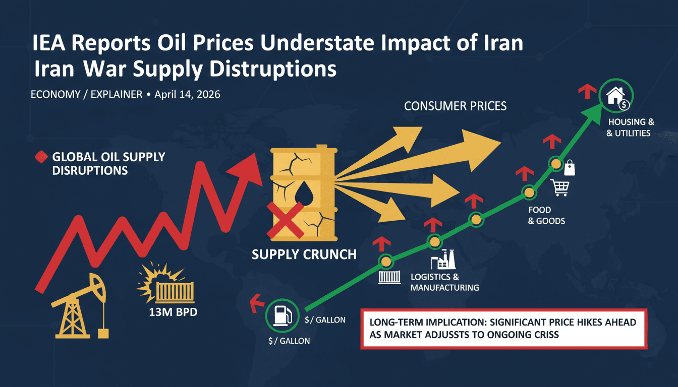 IEA Reports Oil Prices Understate Impact of Iran War Supply Disruptions