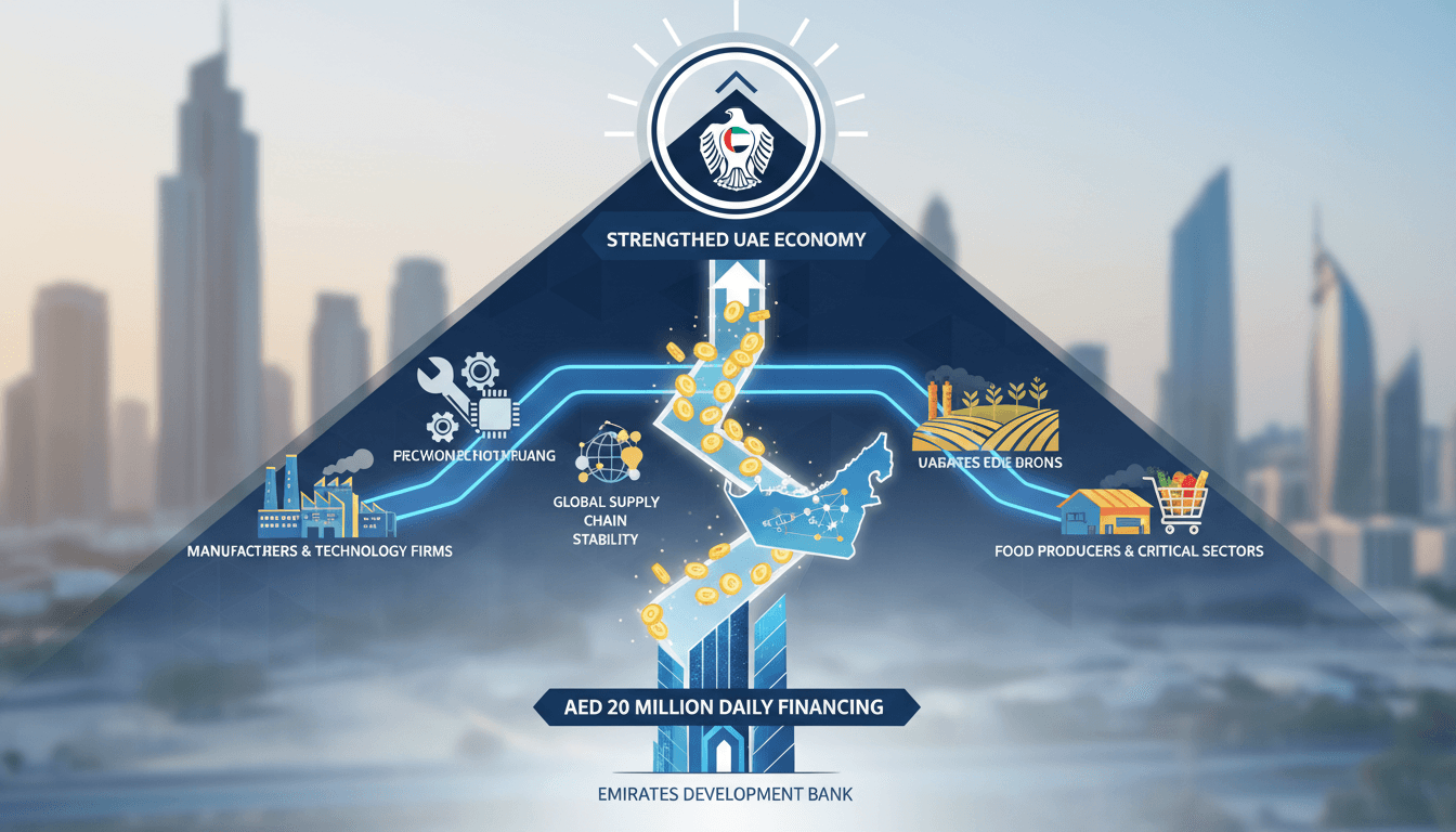 Emirates Development Bank Launches Daily AED 20 Million Financing to Support UAE Businesses Amid Supply Chain Challenges