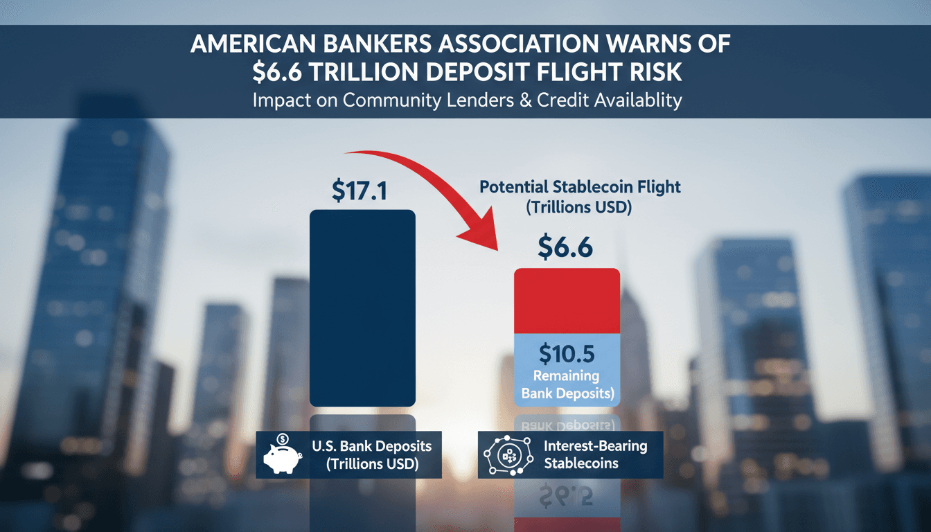 American Bankers Association Warns of $6.6 Trillion Deposit Flight Risk from Interest-Bearing Stablecoins