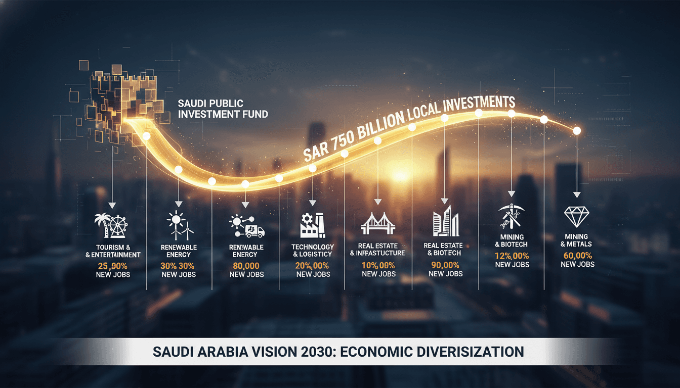Saudi Public Investment Fund Announces SAR 750 Billion Local Investments for 2021-2025