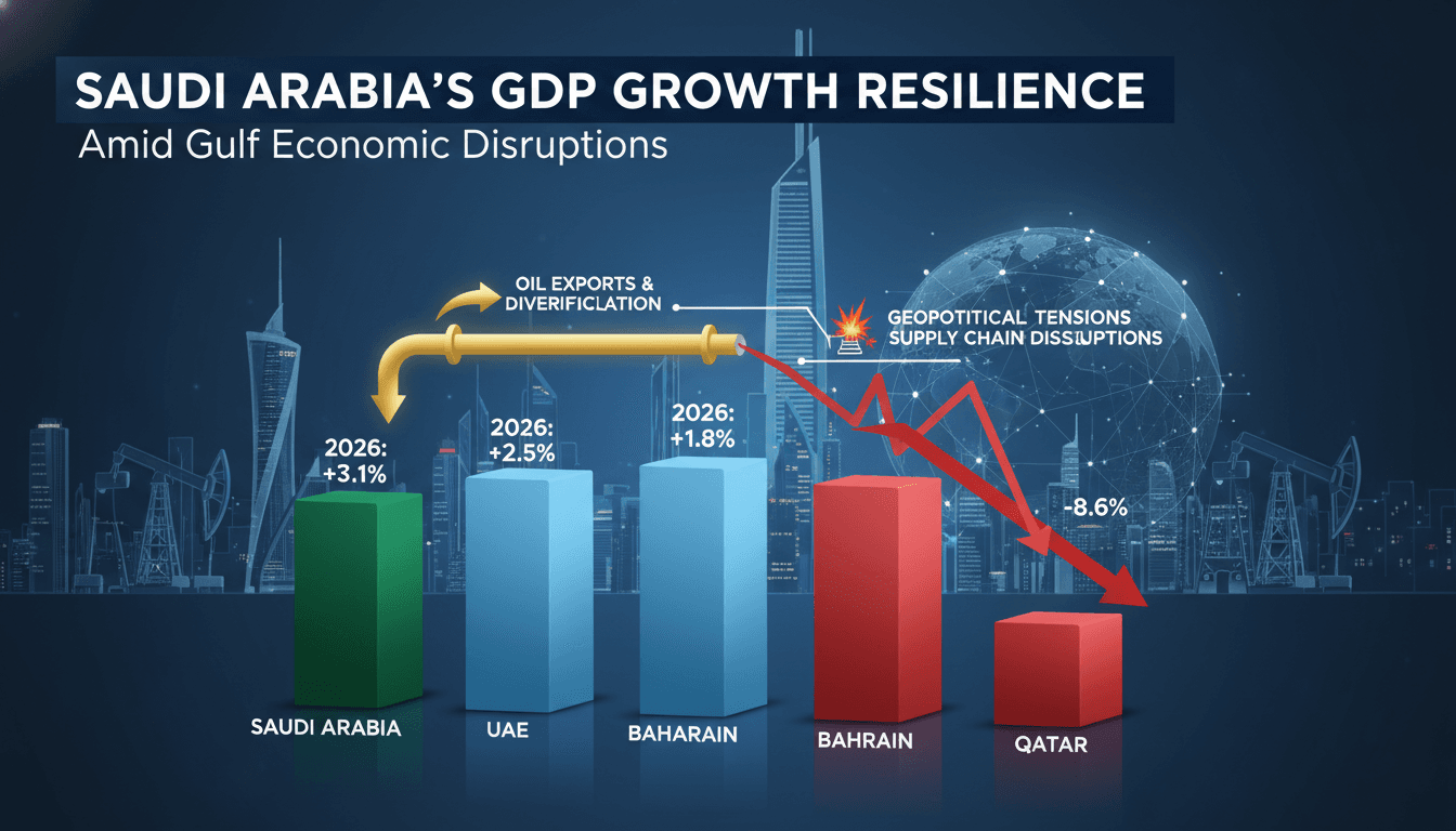 Saudi Arabia's GDP Growth Resilience Amid Gulf Economic Disruptions