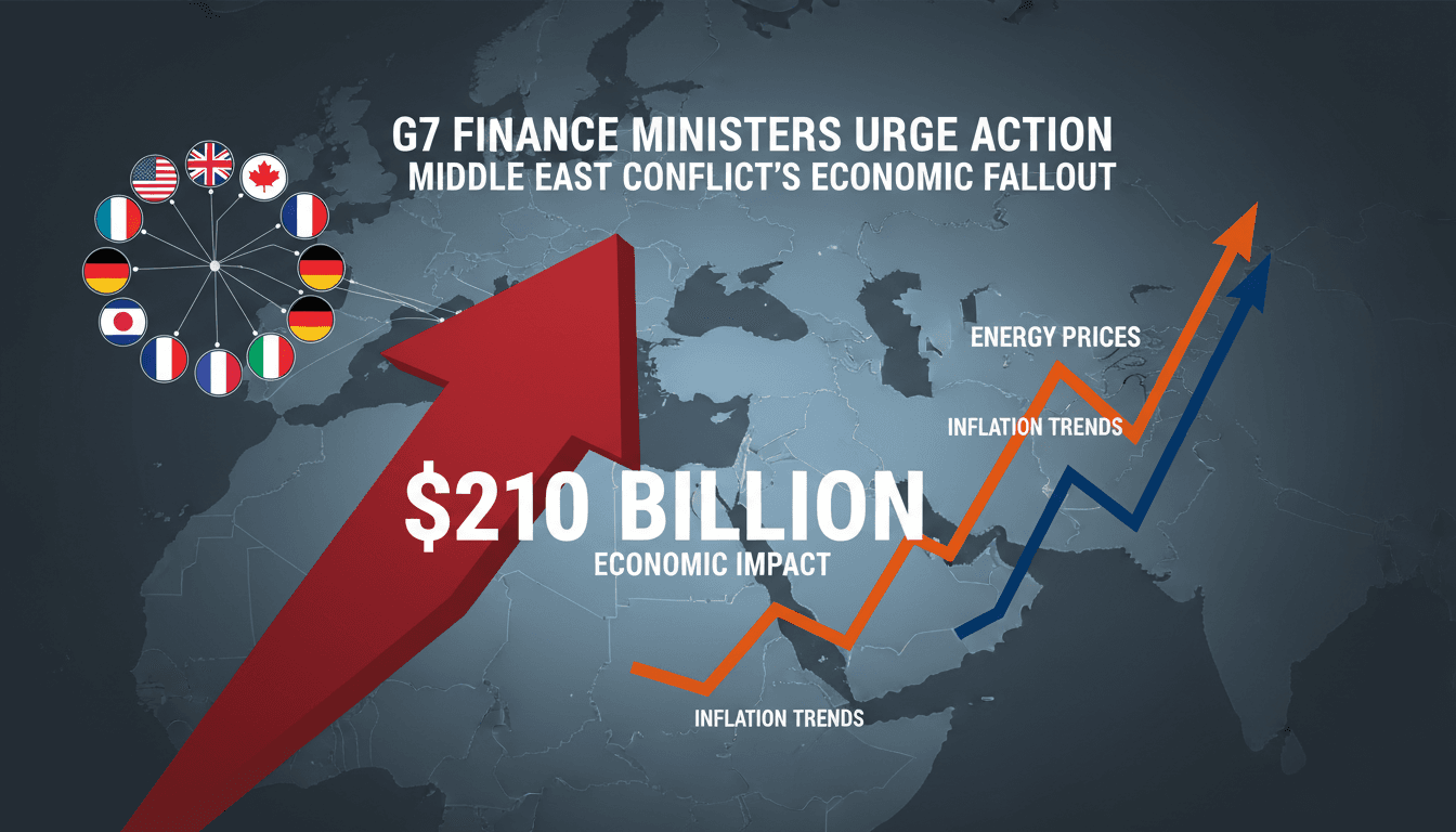 G7 Finance Ministers Urge Action to Mitigate Economic Impact of Middle East Conflict
