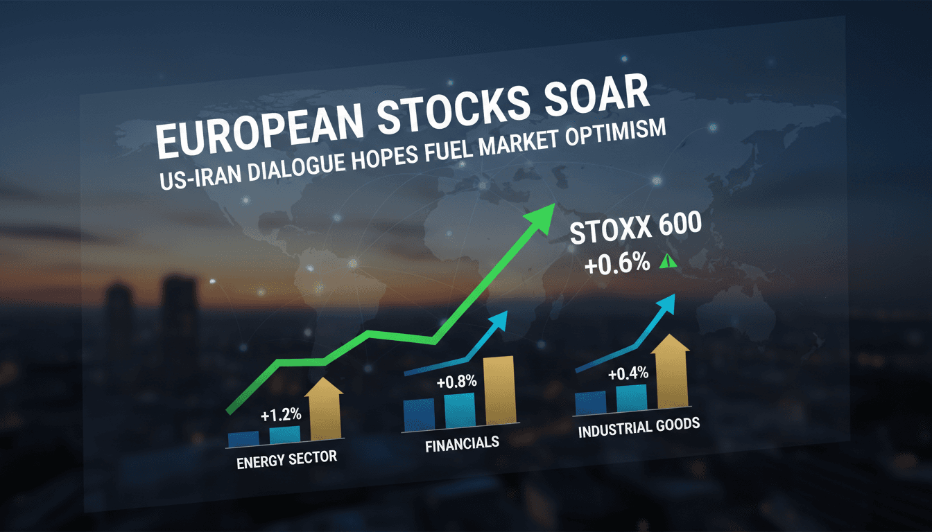 European Stock Indices Rise Amid US-Iran Dialogue Hopes