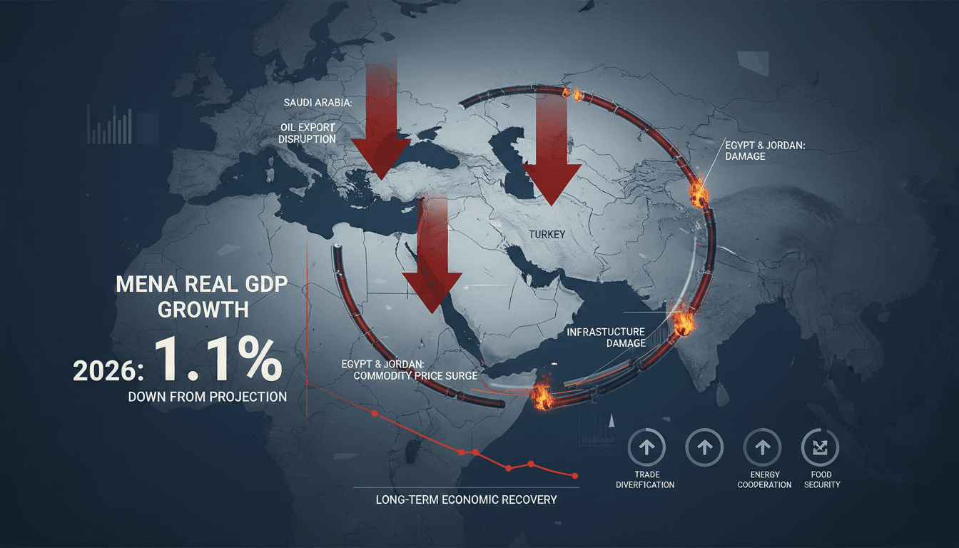 IMF Reports Economic Impact of 2026 Iran War on MENA Region