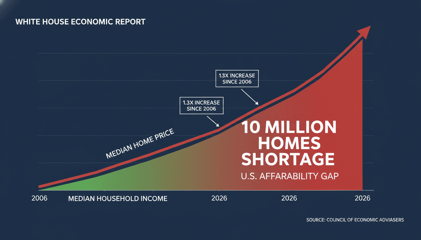 U.S. Housing Shortage Estimated at 10 Million Homes by 2026 Economic Report