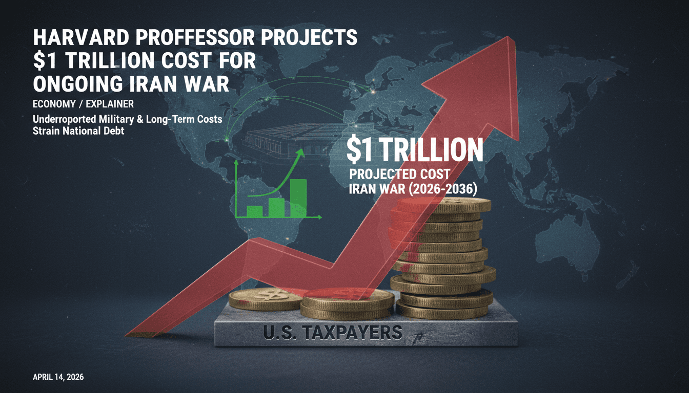 Harvard Professor Projects $1 Trillion Cost for Ongoing Iran War Impacting U.S. Taxpayers