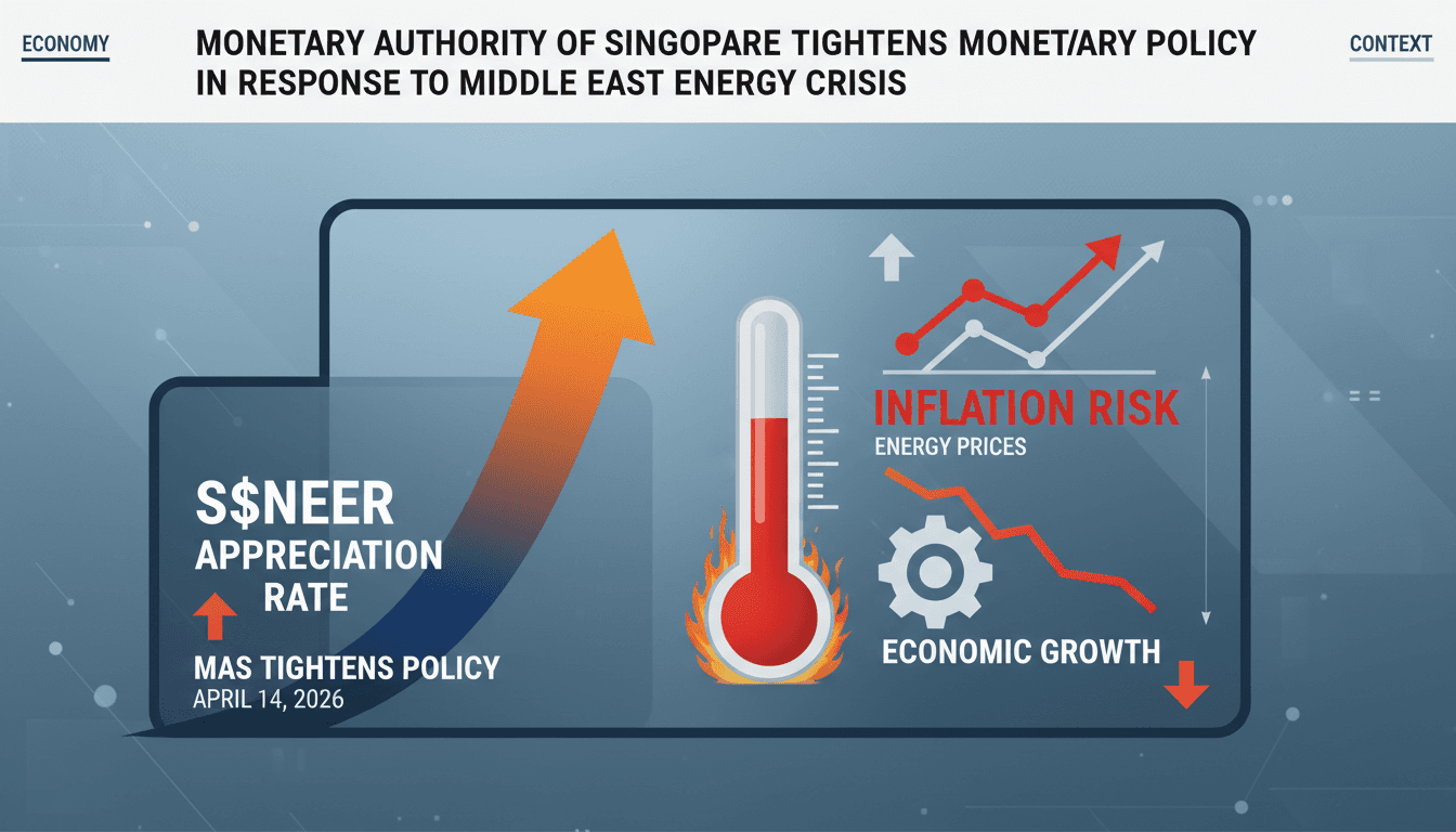 Monetary Authority of Singapore Tightens Monetary Policy in Response to Middle East Energy Crisis