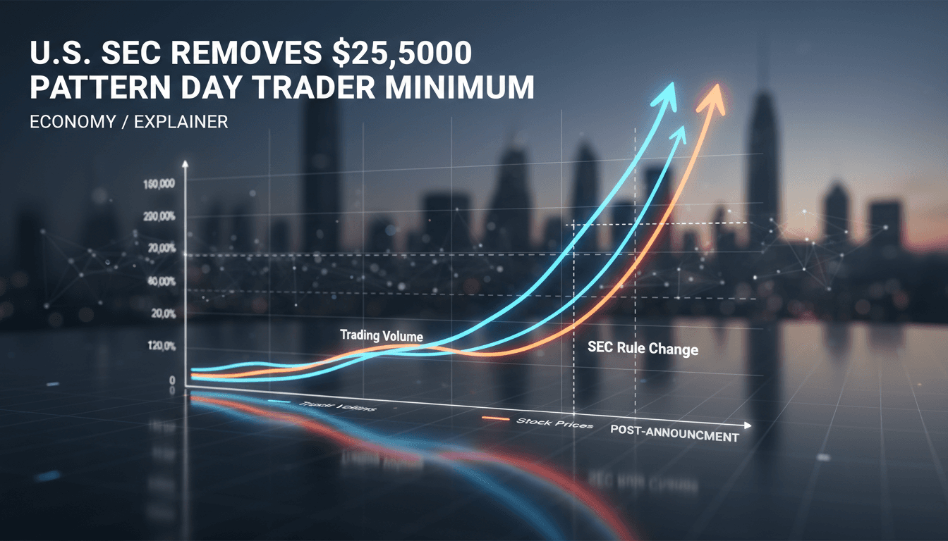 U.S. SEC Removes $25,000 Minimum for Pattern Day Trader Rule