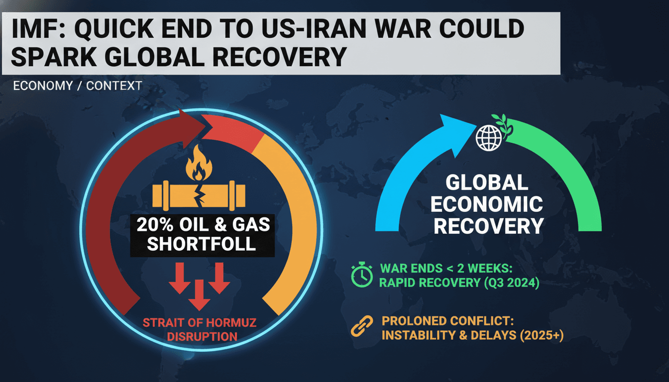 IMF Projects Global Economic Recovery Possible with Quick End to US-Iran War