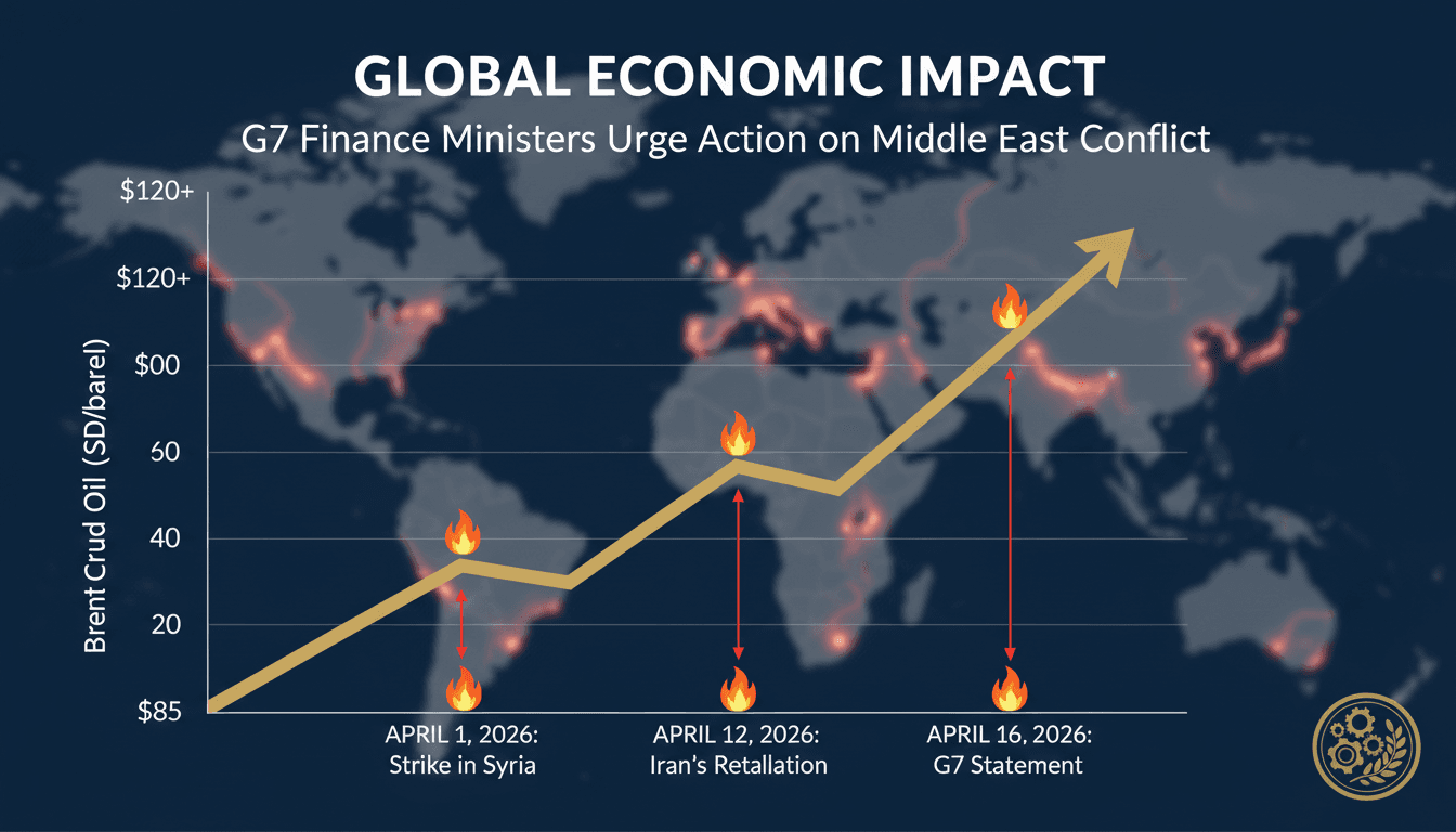 G7 Finance Ministers Urge Action to Mitigate Economic Impact of Middle East Conflict