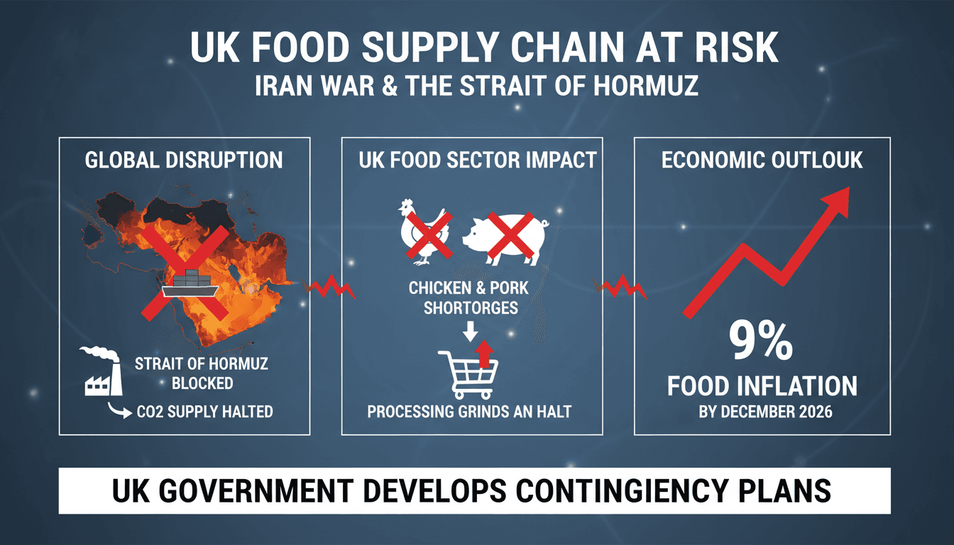 UK Government Develops Contingency Plans for Food Shortages Amid Ongoing Iran War