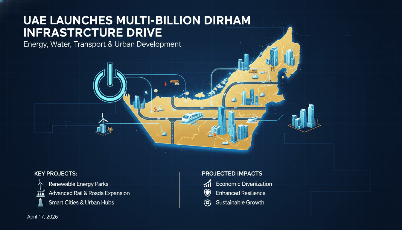 UAE Launches Multi-Billion Dirham Infrastructure Development Initiative