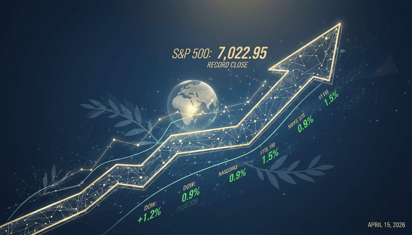 S&P 500 Index Reaches Historic Closing High Amid U.S.-Iran Peace Optimism
