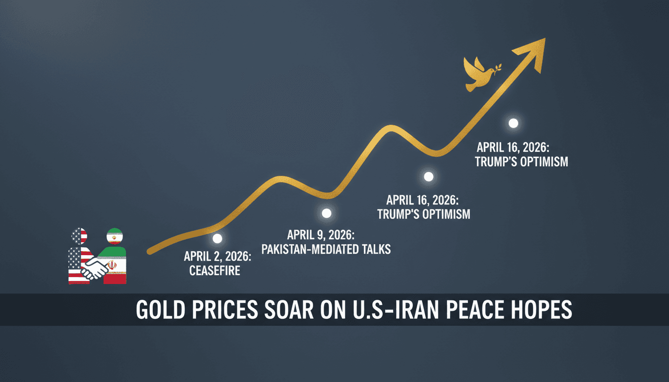 Gold Prices Rise on Optimism Over U.S.-Iran Peace Negotiations