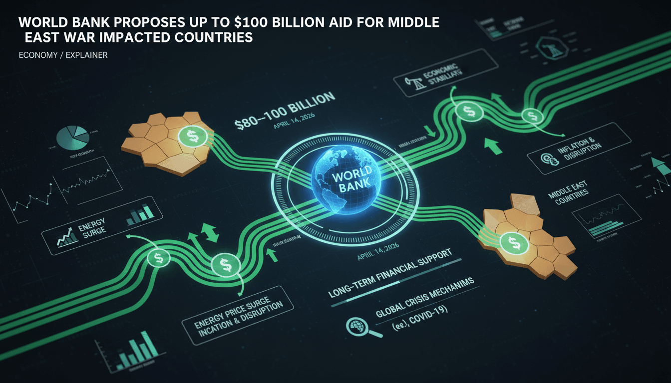 World Bank Proposes Up to $100 Billion Aid for Middle East War Impacted Countries