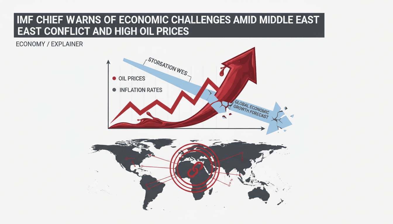 IMF Chief Warns of Economic Challenges Amid Ongoing Middle East Conflict and High Oil Prices
