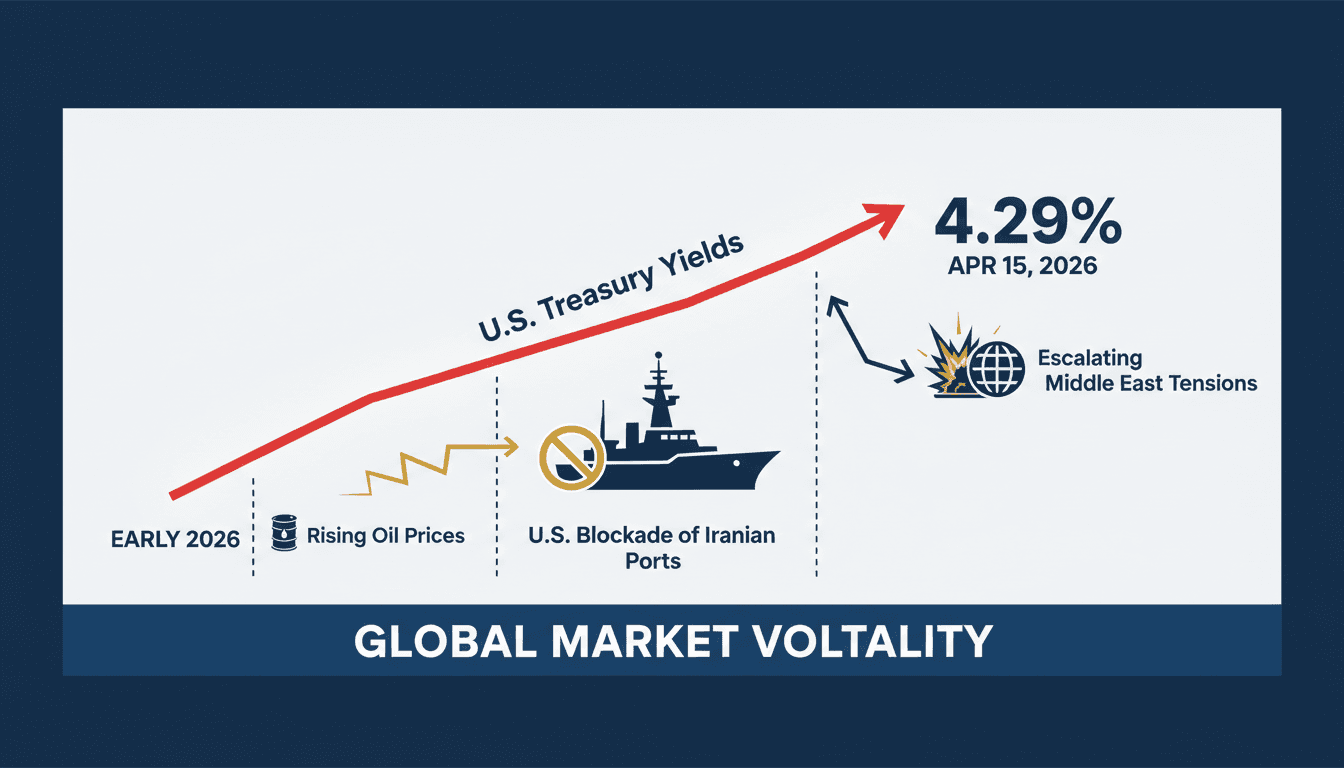 U.S. Treasury Yields Climb to 4.29% Amid Escalating Middle East Tensions