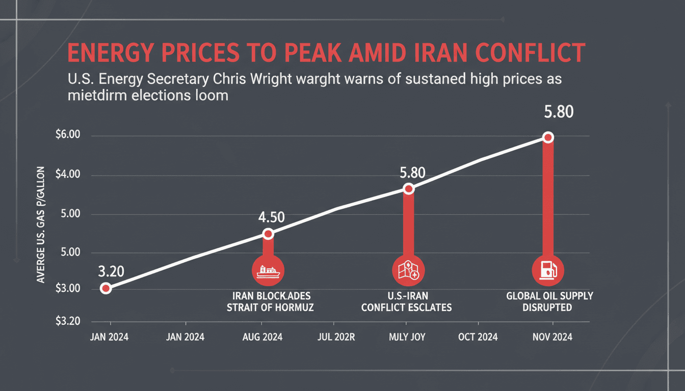 U.S. Energy Secretary Warns of Peak Energy Prices Amid Ongoing Iran Conflict