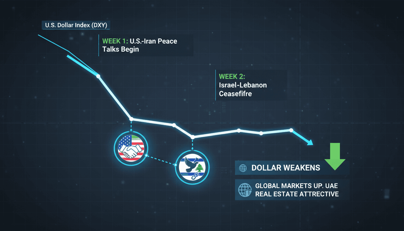 U.S. Dollar Index Declines for Second Week Amid U.S.-Iran Peace Negotiations