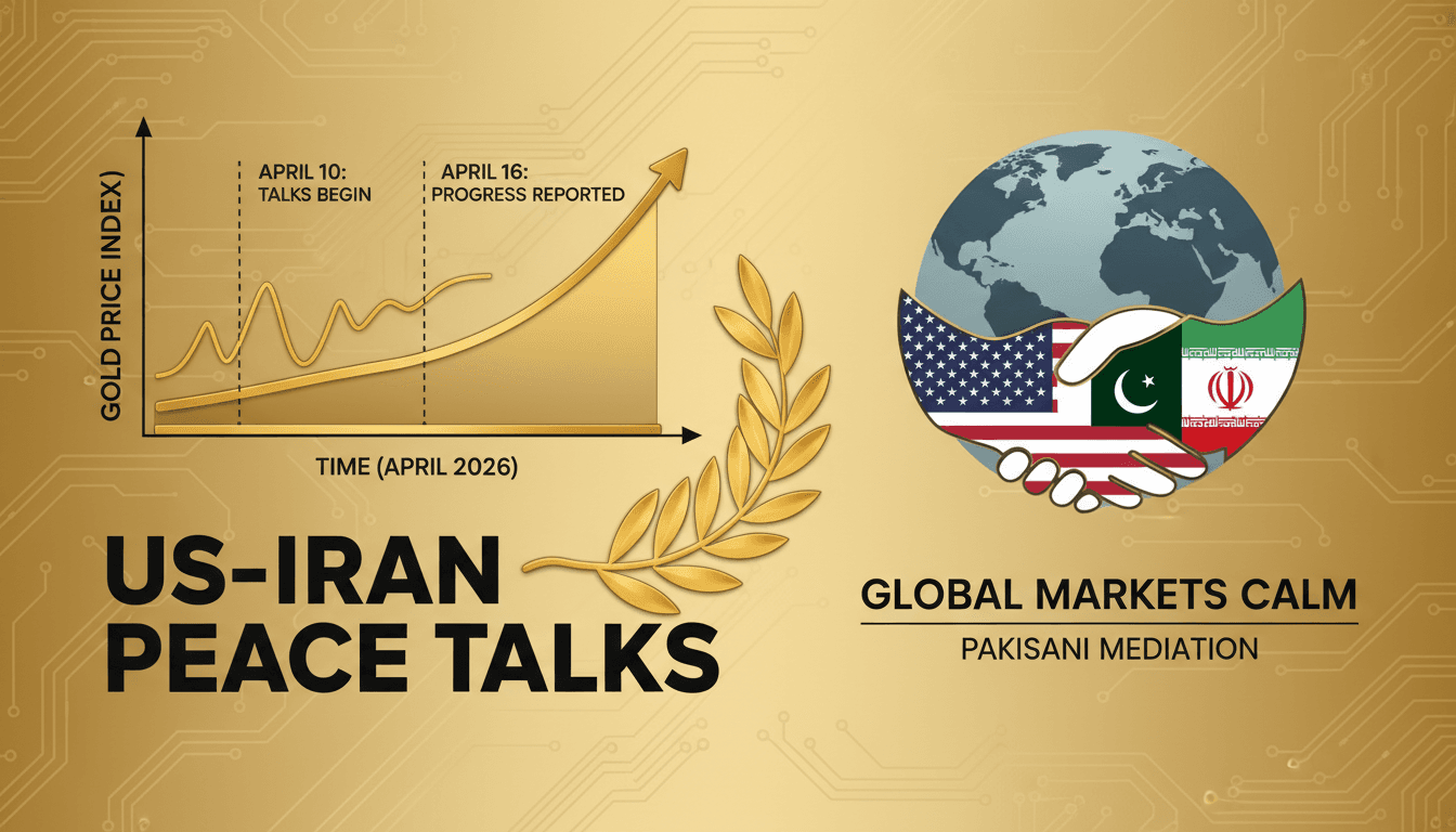 Gold Prices Stabilize as US-Iran Peace Talks Progress with Pakistani Mediation