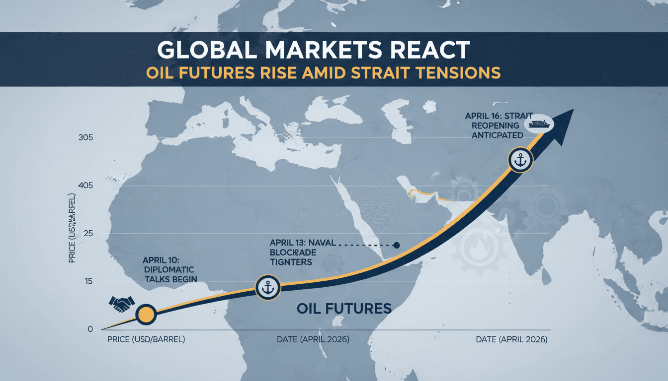 Oil Futures Rise as U.S.-Iran Negotiations Continue Amid Strait of Hormuz Tensions