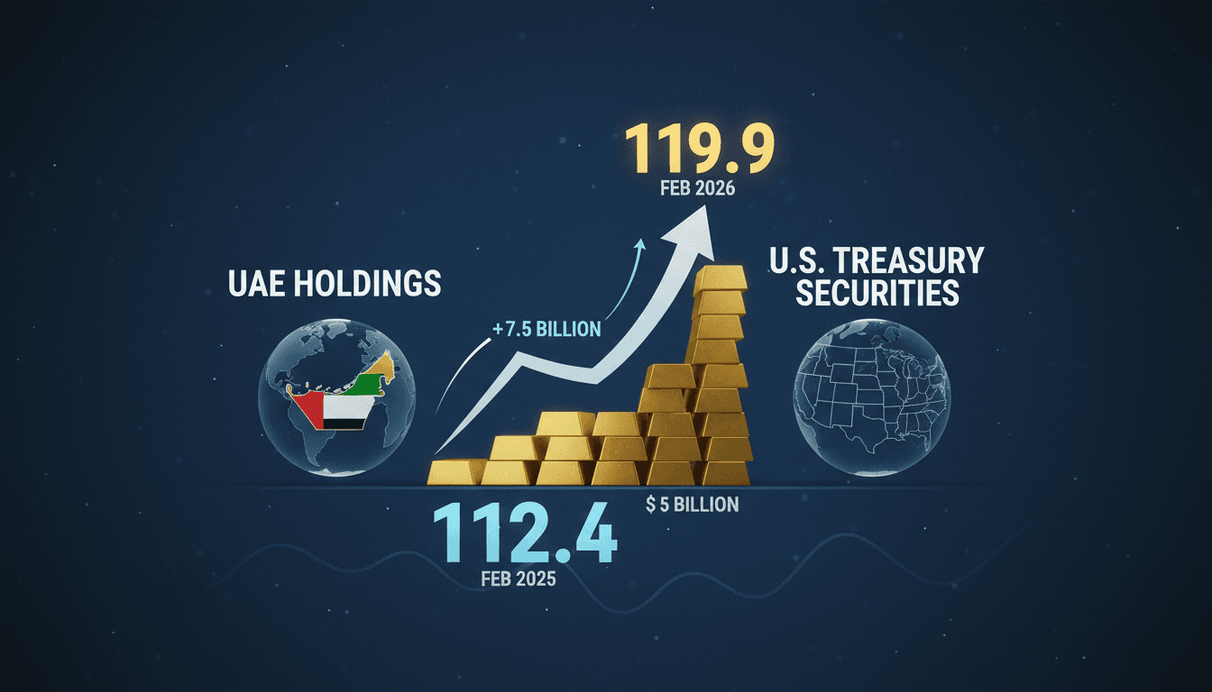 UAE Increases U.S. Treasury Securities Holdings to $119.9 Billion