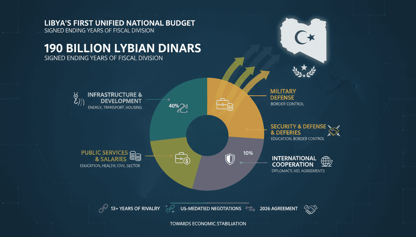 Libya's First Unified National Budget Signed Ending Years of Fiscal Division