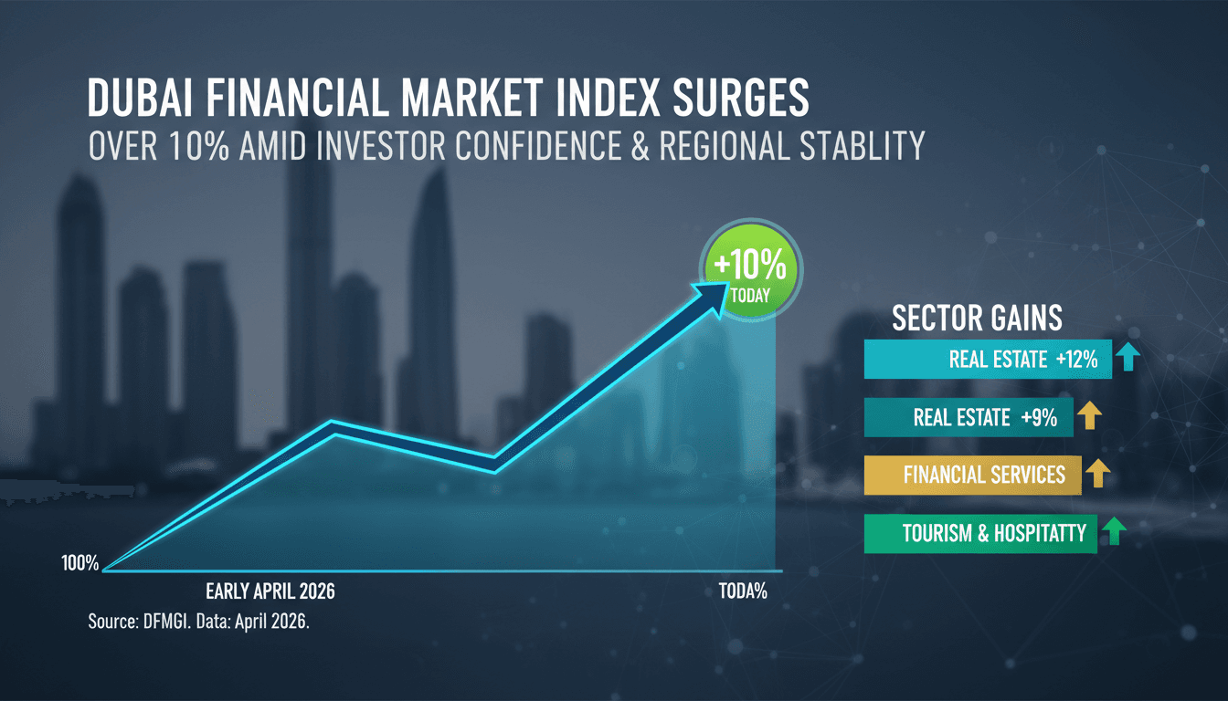 Dubai Financial Market Index Surges Over 10% Amid Investor Confidence and Regional Stability
